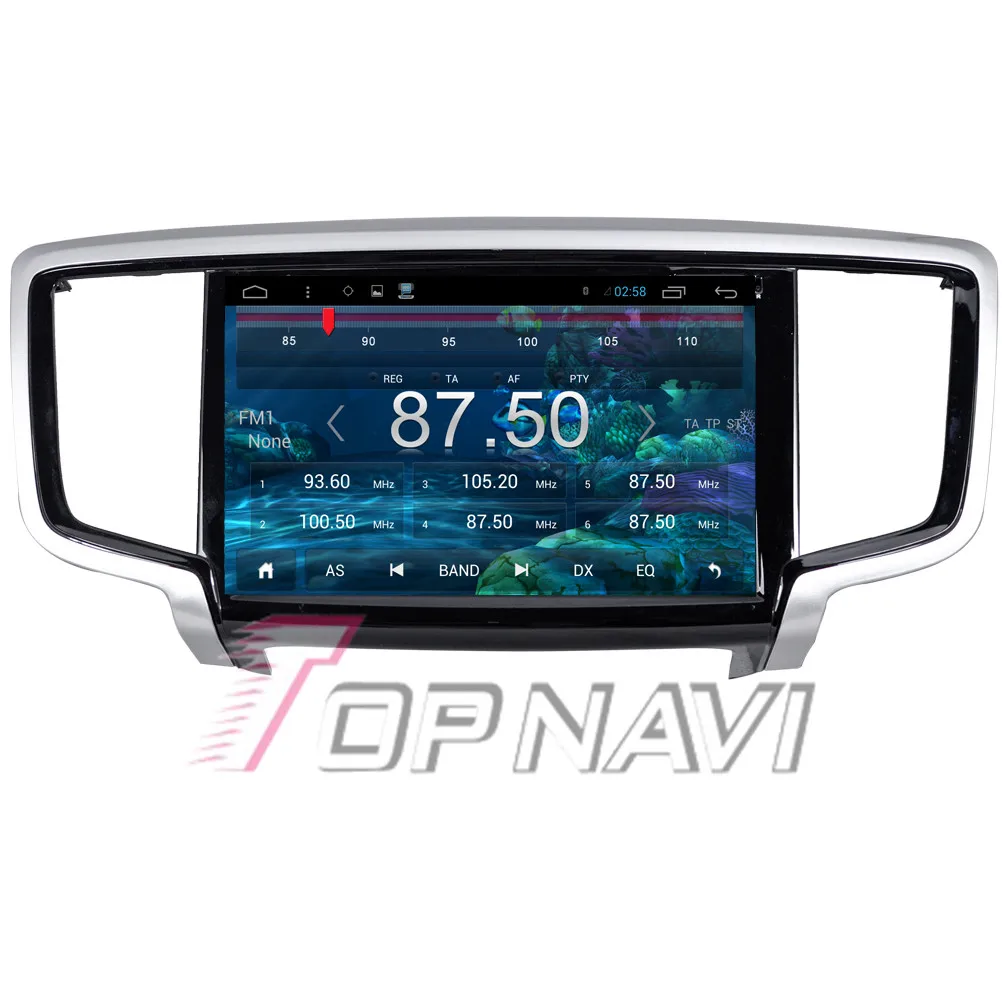Автомобильный dvd плеер Topnavi 10 2 дюйма четырехъядерный Android 6 0 gps навигация для Odyssey