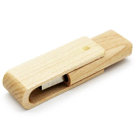 maple wood POWERONE деревянный вращающийся USB флеш-накопитель, флешка 4G 8GB 16GB 32GB 64 GB, флеш-накопитель, персональный логотип, индивидуальная карта памяти - Цвет: maple wood