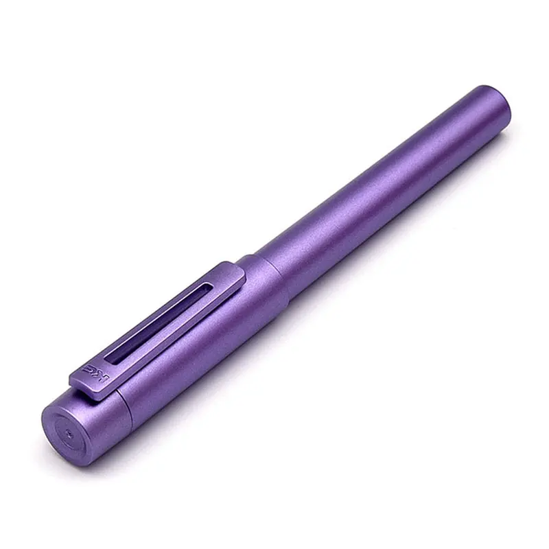 Charming Purple Fountain Pen Ink Set for Lady 0.38mm EF Stainless Steel Nib Plastic Ergonomic Writing Pens with Gift Case | Канцтовары
