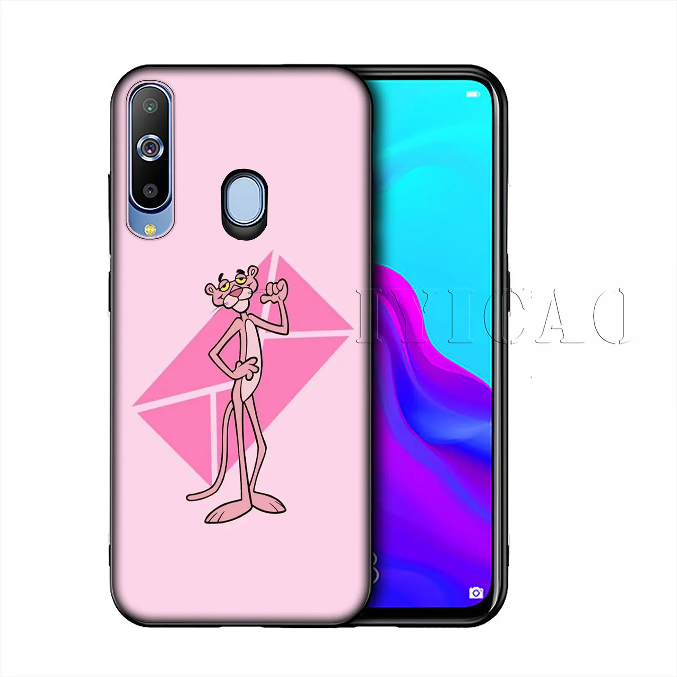 IYICAO Корея Розовая пантера силиконовый мягкий чехол для Samsung Galaxy A10 A30 A40 A50 A70 M10 M20 M30