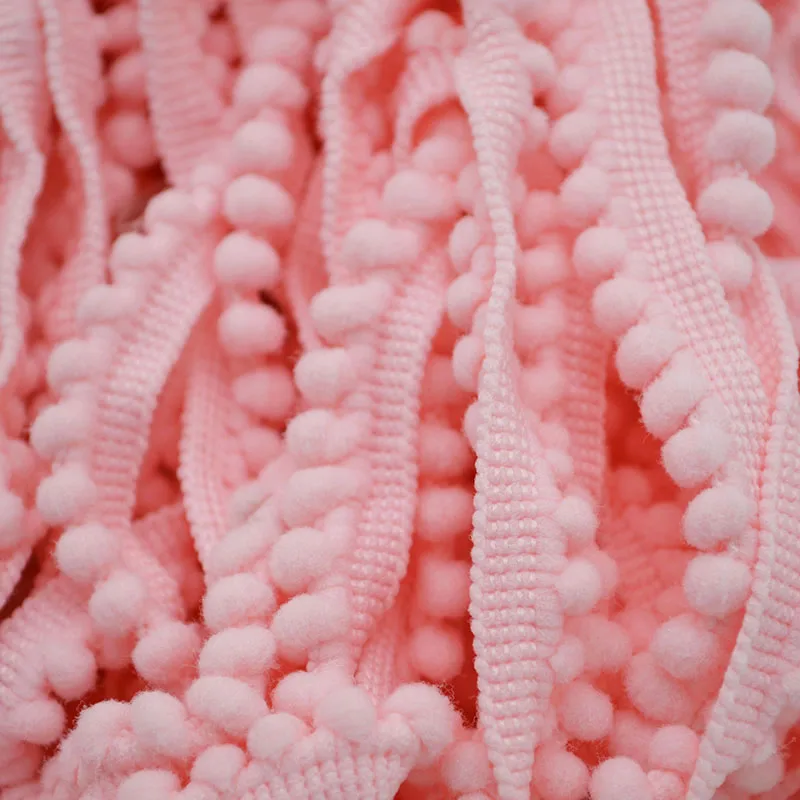 5 ярдов кружевная ткань бахрома с помпоном аксессуары для шитья рождественские