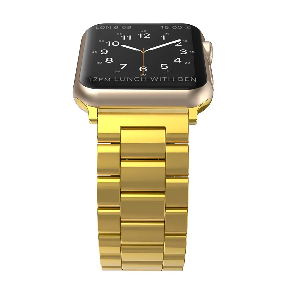Металлический ремешок Correa для Apple Watch Series 1 2 3 4 умный фитнес-браслет 38 мм 42 мм Pulsera ремешок смарт-Аксессуары