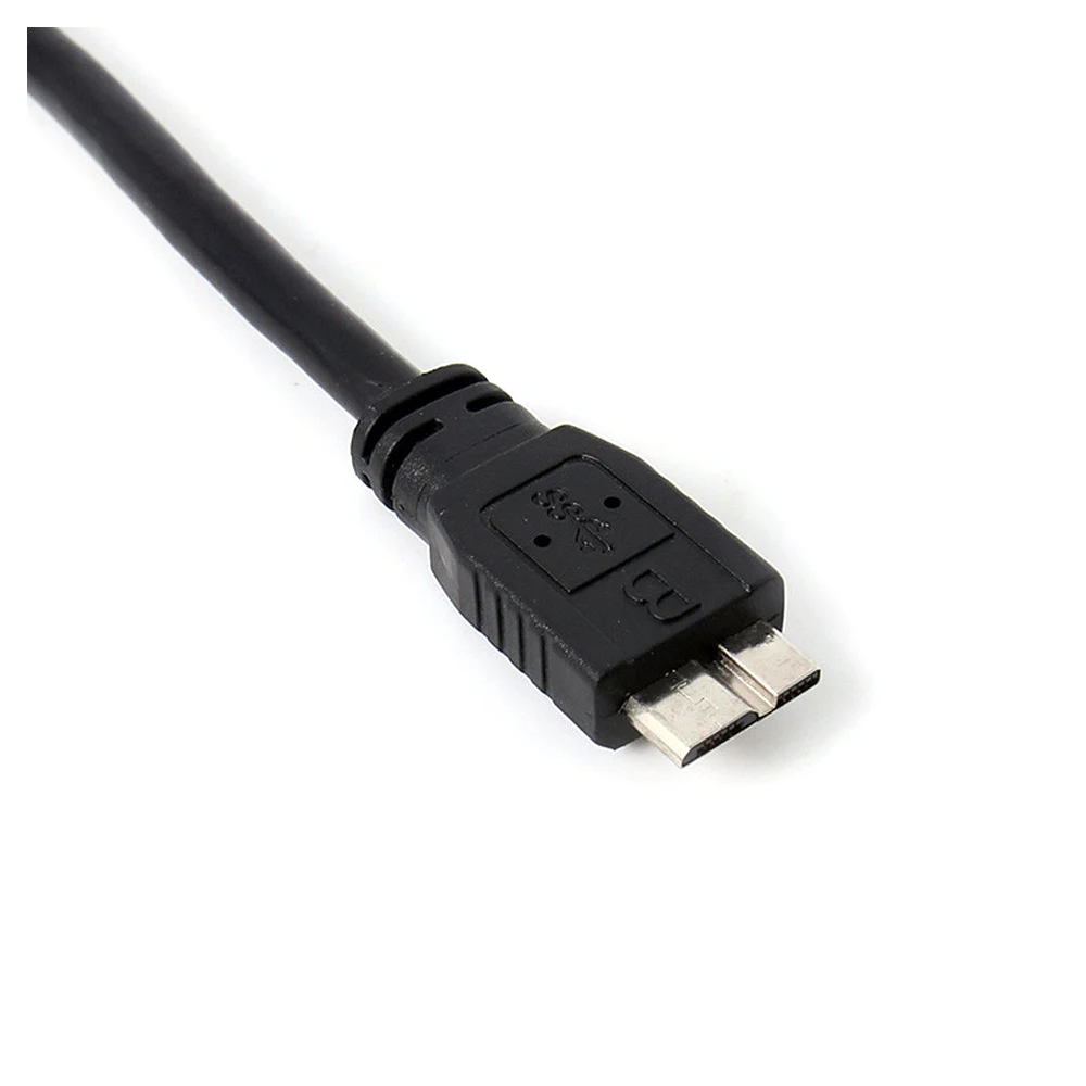 AAAE Топ 0 5 м высокоскоростной двойной USB 3 A штекер к Micro B Y кабель для перемещения