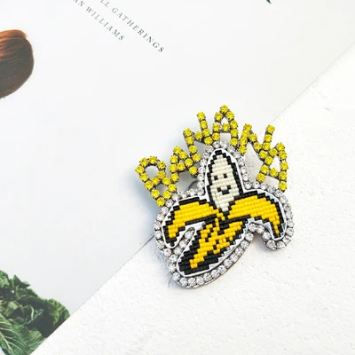 Новая мода кристалл роскошный персонализированный брошь аксессуары женское дикое пальто кардиган для рубашки булавка вычета иглы 779 - Окраска металла: 14