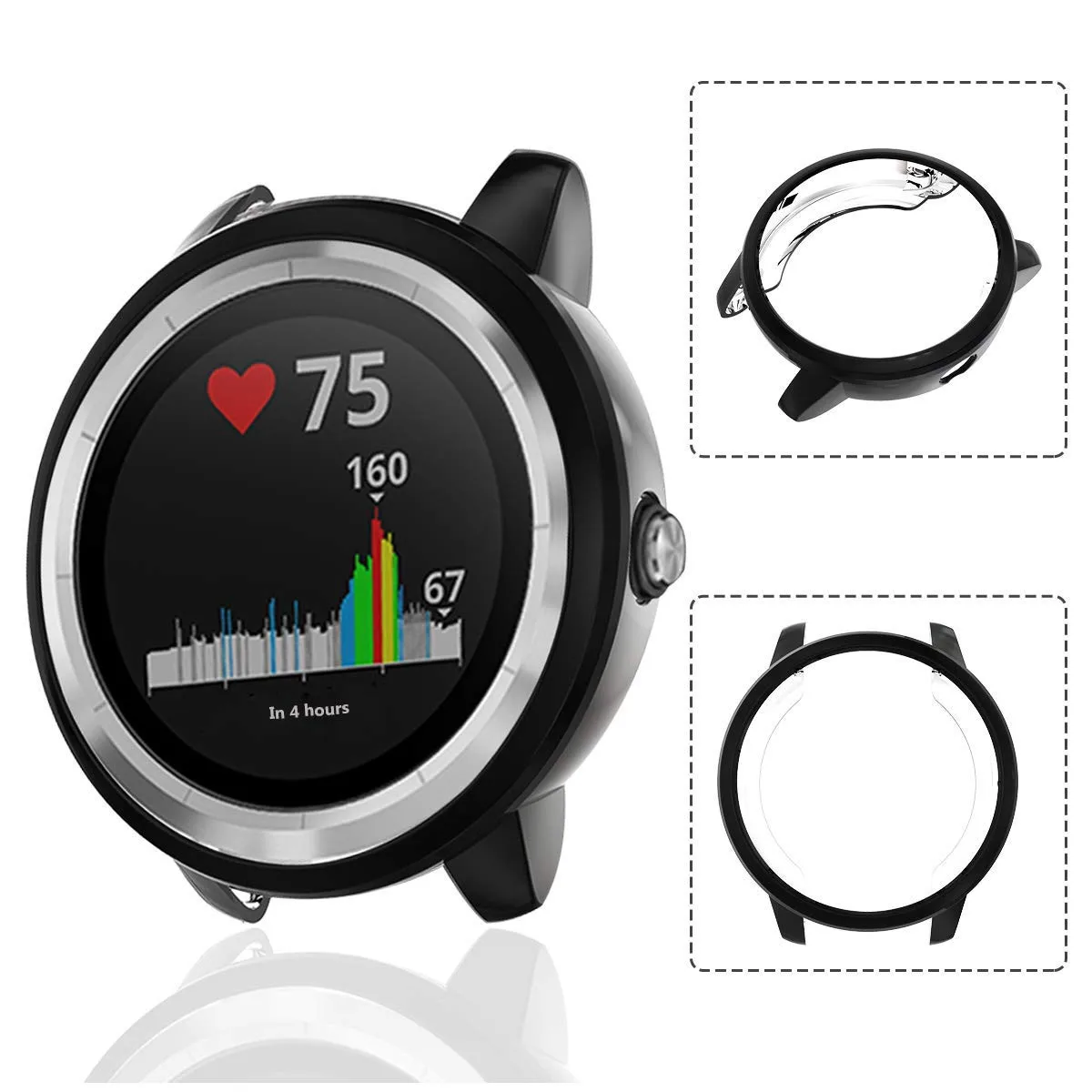 Ультра-тонкий ТПУ покрытие защитный чехол для Garmin vivoactive 3 Смарт часы носимых защитных аксессуаров#626