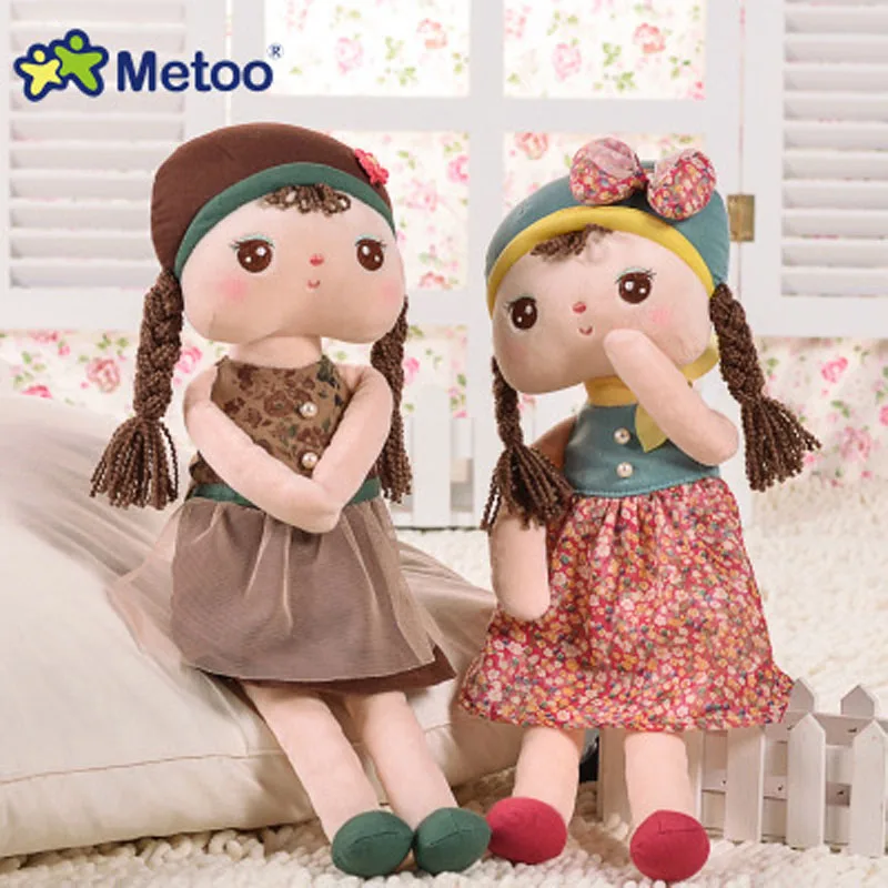 41 см Kawaii Плюшевые мягкие животные мультфильм детские игрушки для девочек дети ребенок день рождения Рождественский подарок Анжела Кролик Девочка Metoo кукла