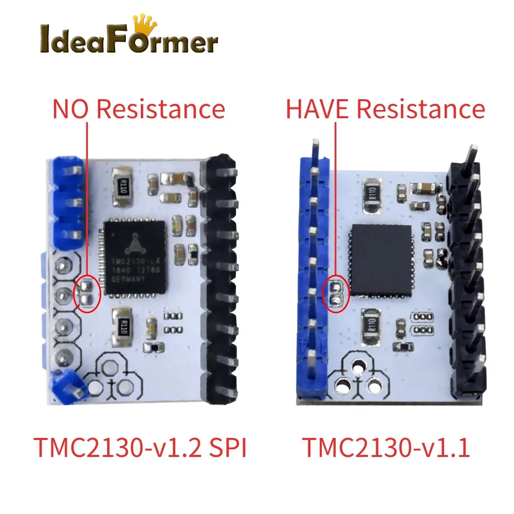 1/2/4/5 шт. драйвер шагового двигателя TMC2208 V1.2/TMC2130 V1.1/TMC2130 V1.2 SPI|Детали и аксессуары