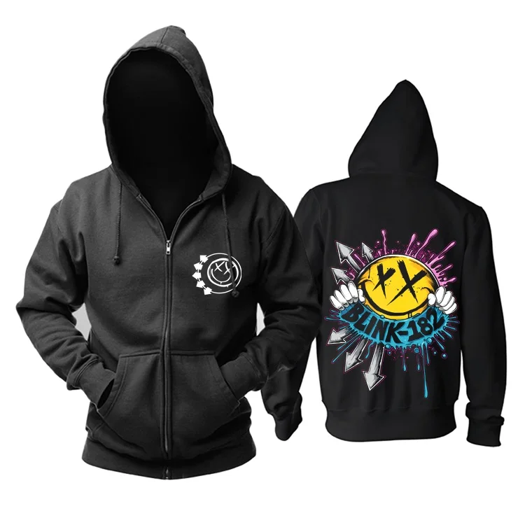 13 дизайн blink 182 толстовка милый кролик иллюстрация одежда толстовки Панк хеви-метал рок sudadera спортивный костюм скейтборд - Цвет: 13