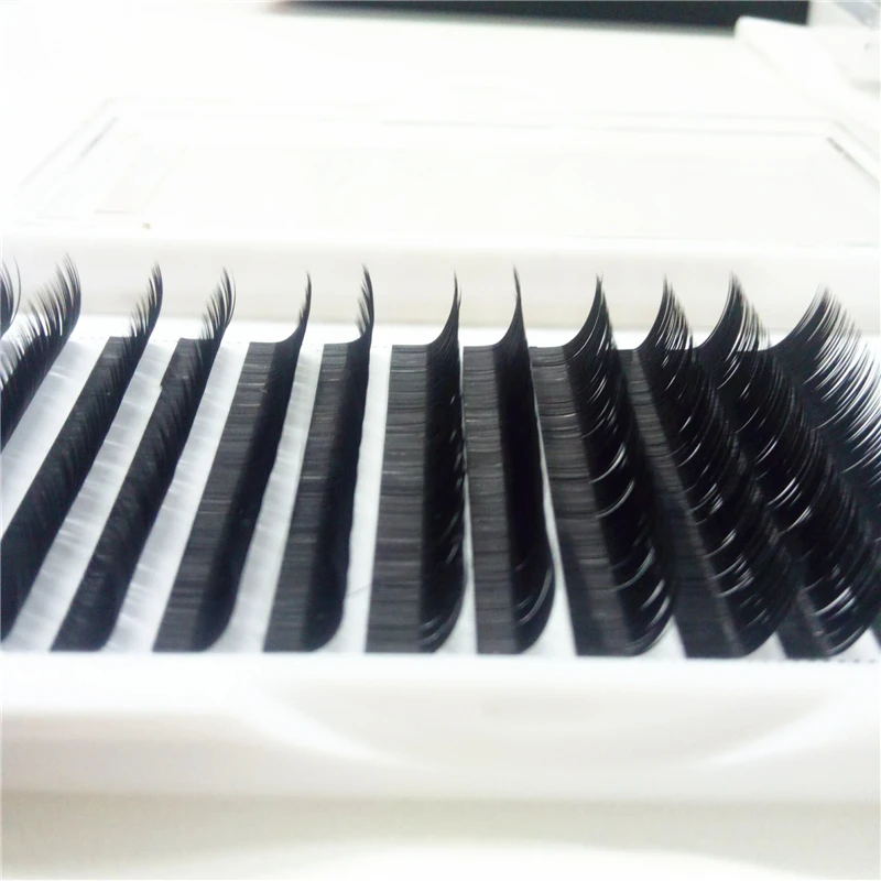 Натуральные накладные ресницы для наращивания 9 14 мм|fake lashes|l curlnatural eyelash extension |