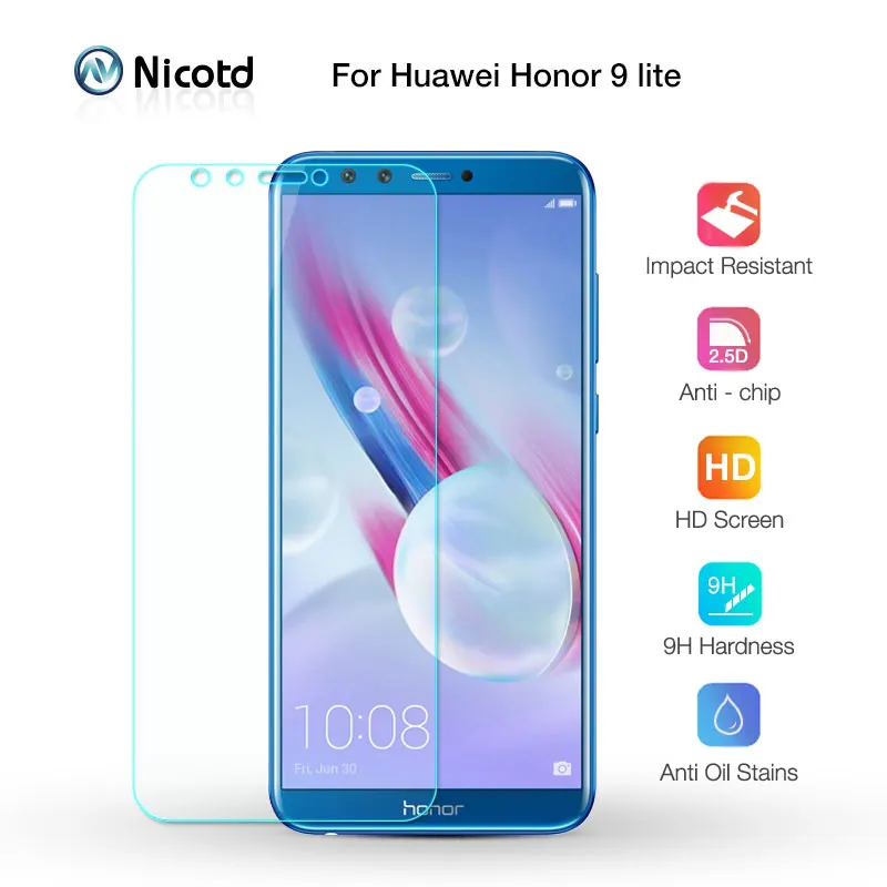 Защитный экран для Huawei Honor 9 Lite стеклянная пленка закаленное стекло защитная