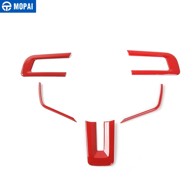 Украшение рулевого колеса автомобиля MOPAI из АБС пластика отделка наклейки для Ford