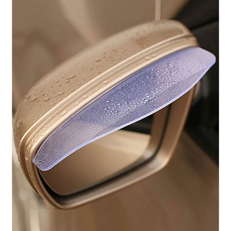 2 шт. ПВХ автомобильная наклейка на зеркало заднего вида защита от дождя и бровей