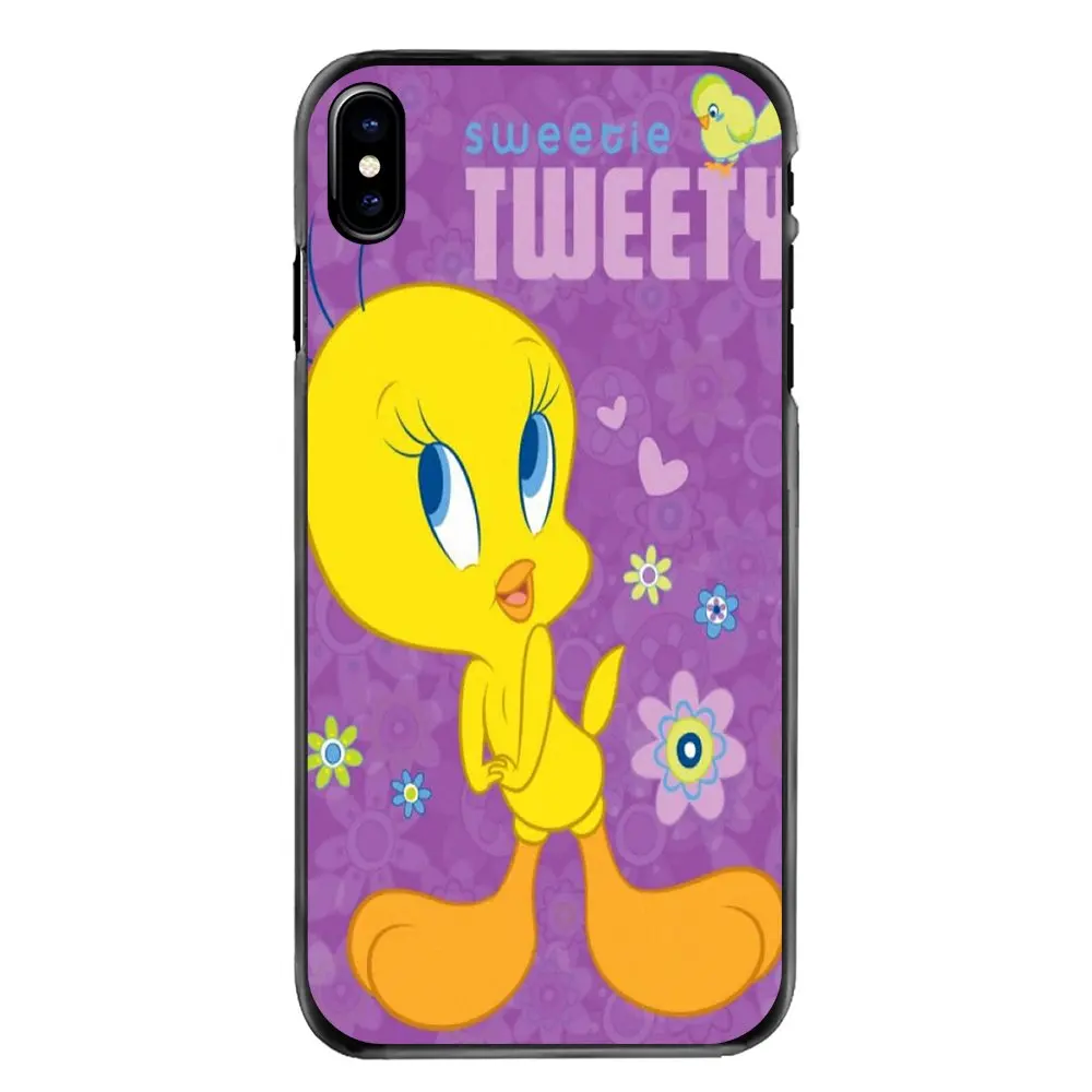 Для iPhone 4 4S 5 5S 5C SE 6 6 S 7 8 плюс X XR XS Max iPod Touch 4 5 6 Мультфильм Аниме серии птичка Твити looney tunes красивые Чехлы