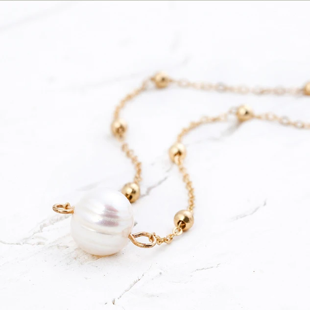 Полностью натуральный пресноводный жемчуг короткая цепочка чокер ожерелье