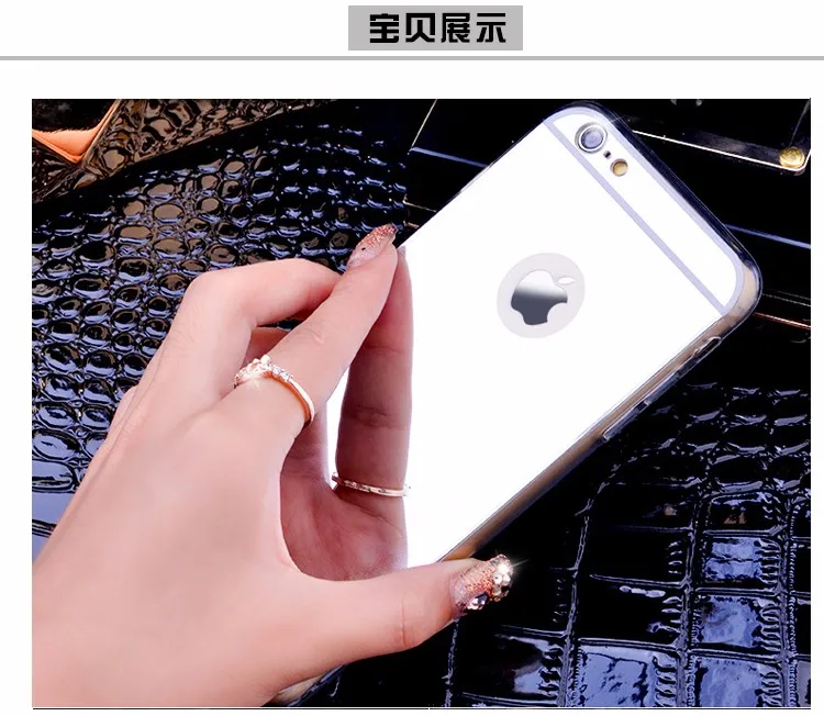 Зеркальный чехол для телефона для Apple iPhone 7 Plus роскошный модный чехол для iPhone X XS 8 6 5s 5 SE 4S 4 6 S Plus задняя крышка Coque Capa Shell