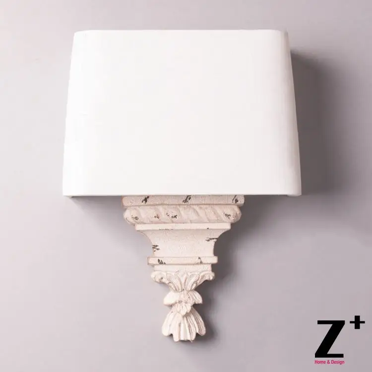 Архитектурное настенное бра в американском стиле винтажная льняная лампа