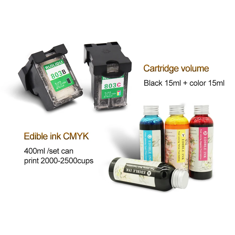 Кофейный принтер с 4 чашками для печати тортов съедобный сделай сам дизайнерский