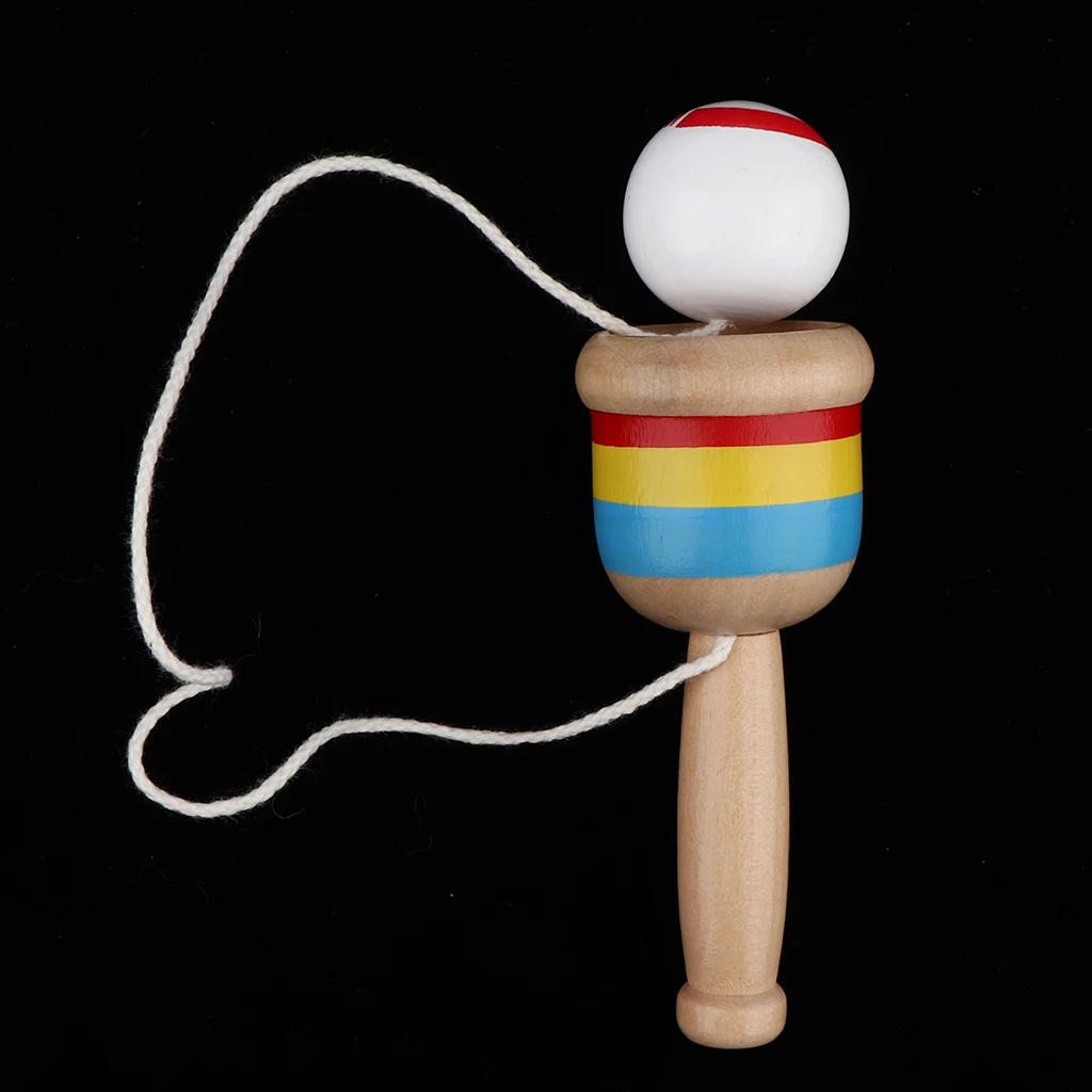 Японские Классические деревянные игрушки Kendama чашка и мяч игра|Мячики| |