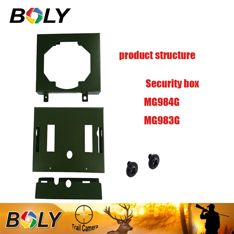 Bolyguard Охотничьи Аксессуары 3 шт. винт безопасности коробка солнечная панель стальная конструкция скрытые камеры системы безопасности инструмент солнечное зарядное устройство
