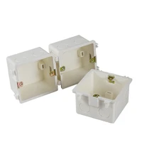 concealed installation 86 cassette universal white in wall mounting box for wall switch plastic enclosure socket back box