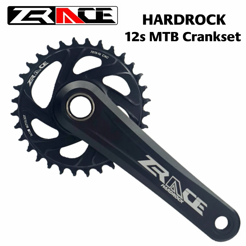 Zracing HARDROCK 1x12 speed Crankset Vickers твердость 21! Для MTB 170 мм/175 мм 32 T/34 T цепной набор коленей