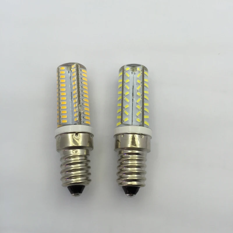 

Мини E14 3014 SMD светодиодный светильник 64/72/104 светодиодов хрустальная люстра 220 В прожектор силиконовые светодиодные лампы подвесной светильник