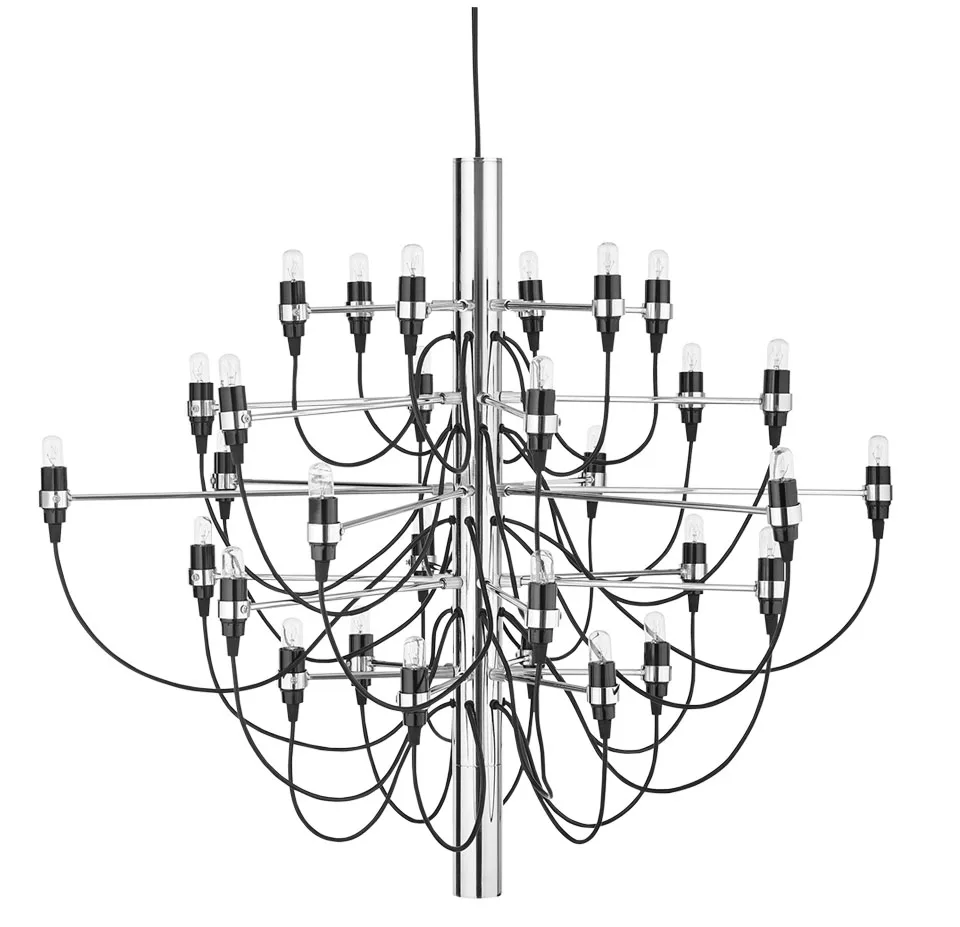 

Современные серебряные 18/30/50 головок, искусство, Дизайнерские летние подвесные лампы для гостиной, столовой, гостиницы
