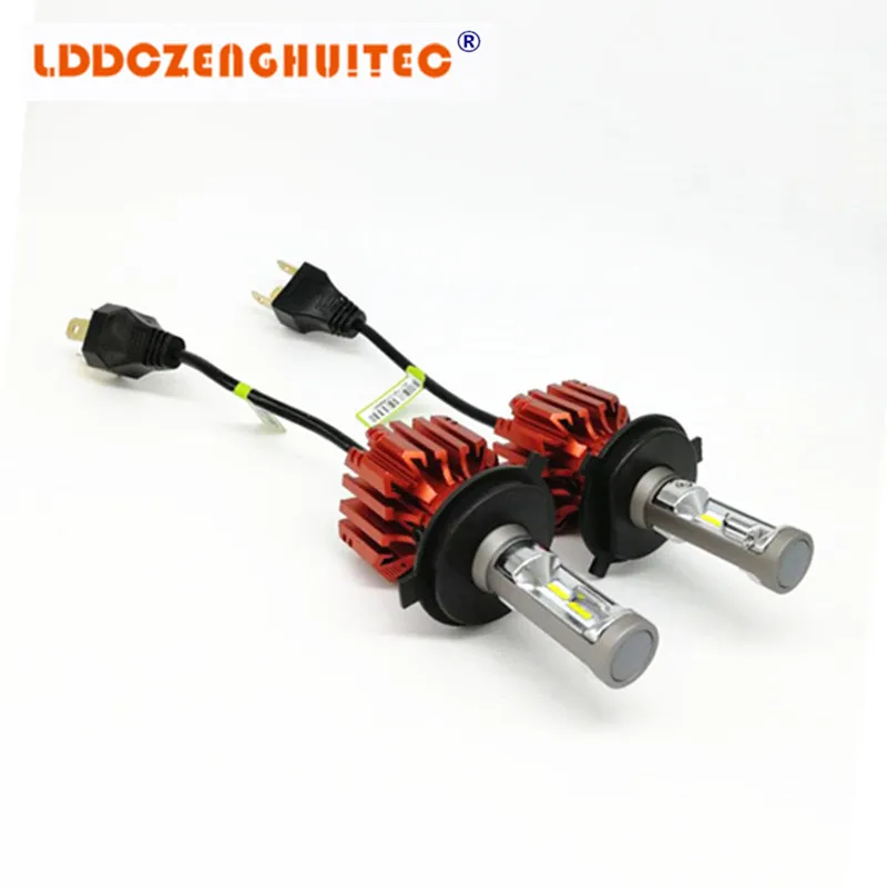 LDDCZENGHUITEC фары H1/H3/H4/H7/H11/H13/9005/9006 9004 9007 9012 880 Светодиодная лампа для автомобильных фар