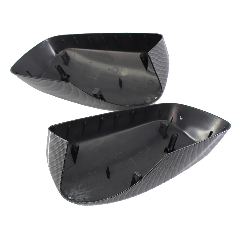 1 пара L + R карбоновое волокно вид боковое зеркало крышка корпуса для BMW E60 E61 E63 E64