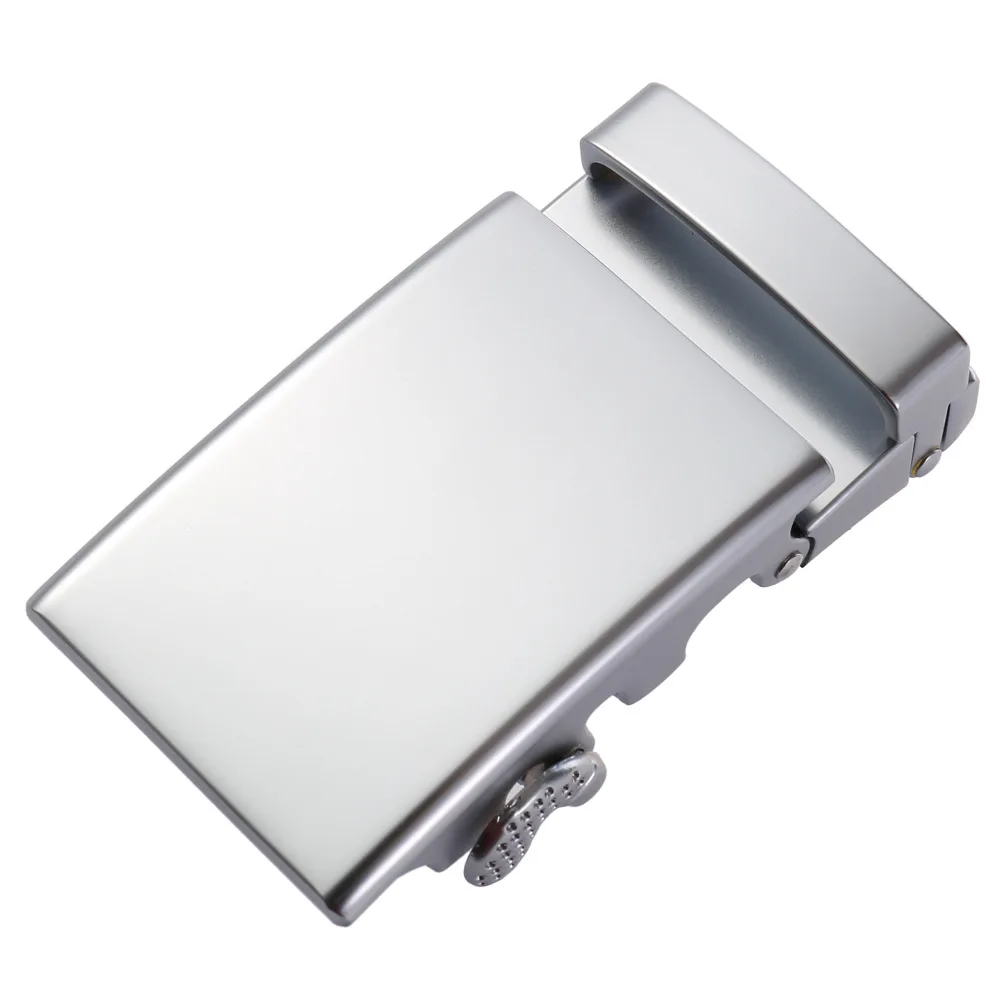 Dullchrome Модные мужские металлические пряжки для ремня, цинковый сплав, автоматическая пряжка для ремня 33-34 мм, сделай сам, кожевенное ремесло, оборудование, аксессуары для джинсов - Цвет: Dullchrome