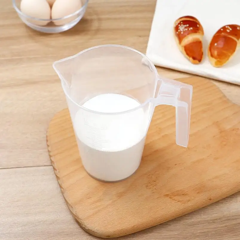 3Pcs Household Kitchen Baking Tool With Carved Measuring Cup Plastic PP Cylinder Large Capacity Transparent Barrel | Дом и сад