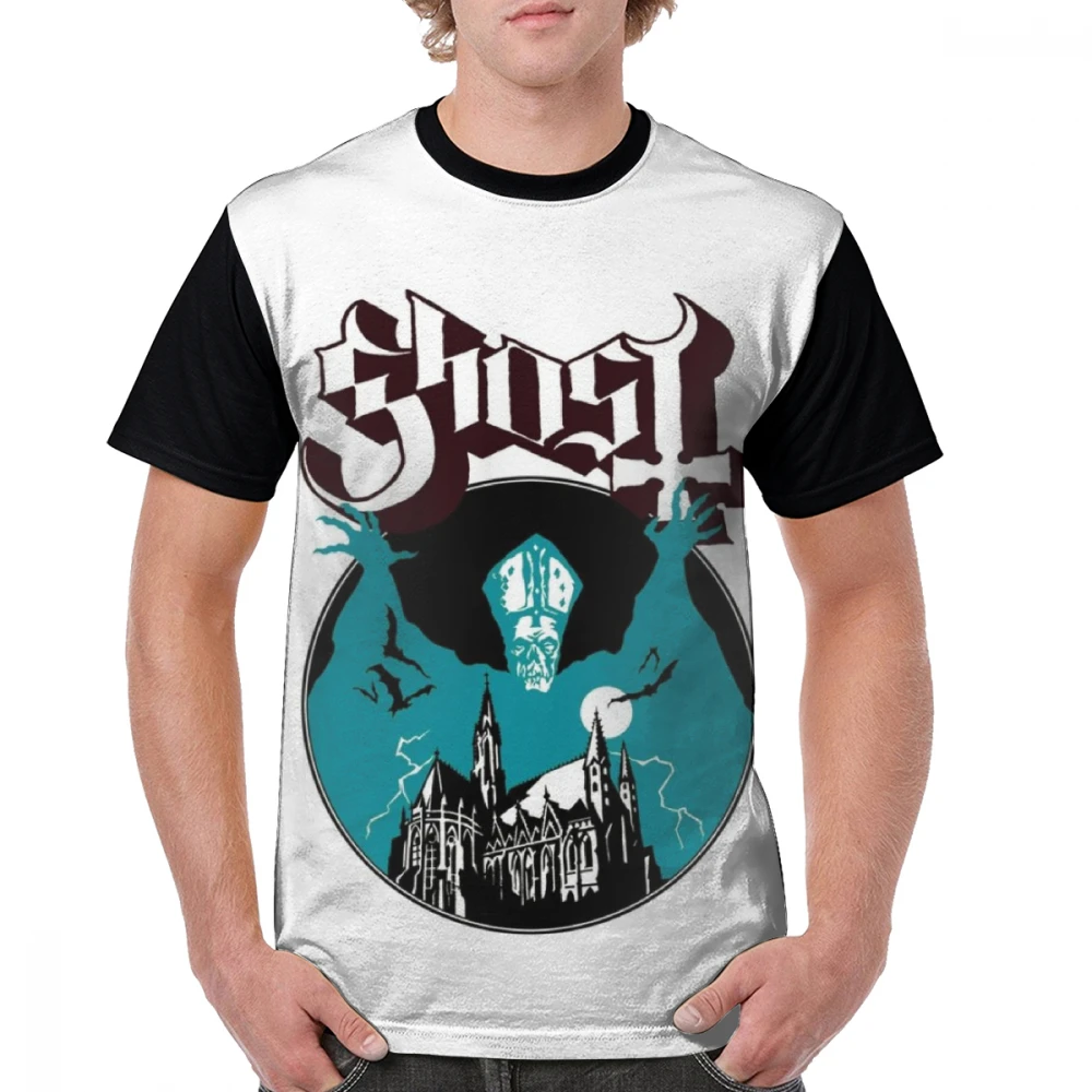 Ghost Bc футболка Ghost dedeyo Eponymous Bc футболка потрясающая Повседневная футболка с графическим принтом Мужская футболка из 100 полиэстера - Цвет: Черный