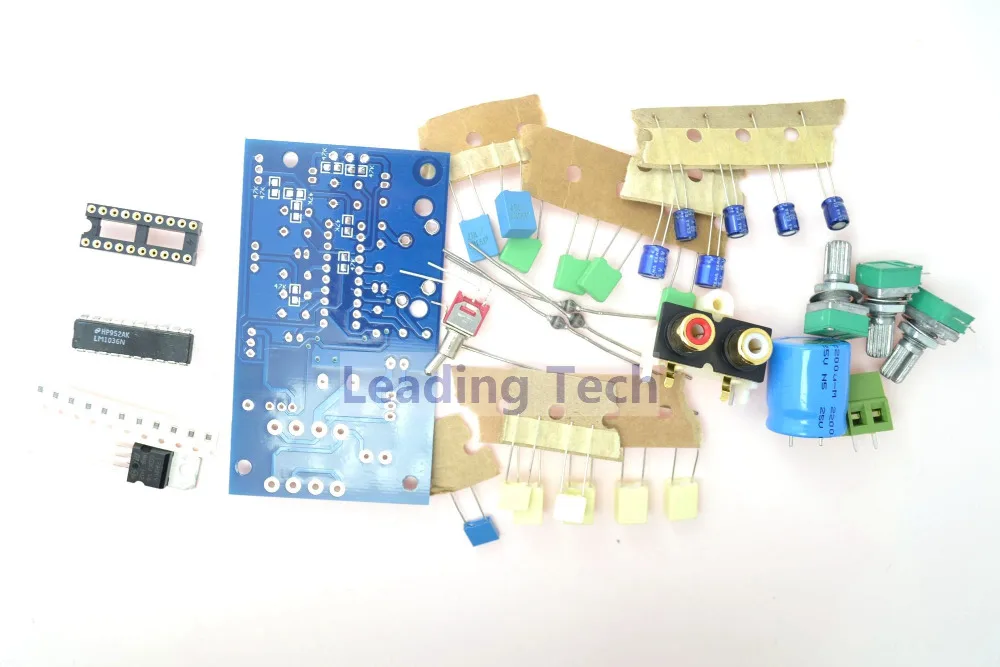 DIY Набор Для Высокочастотной регулировки Preamp LM1036 DC Tone Board с басовым усилителем |