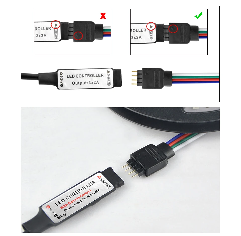 DC 5 в USB светодиодный RGB контроллер мини 3 клавиши Диммер 24Key 44key ИК пульт 17 ключей RF беспроводной пульт дистанционного управления для USB RGB светодиодная лента