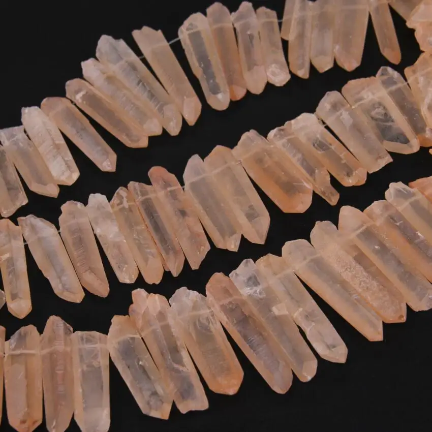 Качество класса АА Розовые Палочки розовые кварцевые бриолеты ювелирные изделия