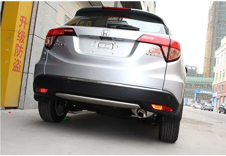JIOYNG для Honda VEZEL HR-V HRV 2015-2017 Передний + задний бампер диффузор бамперы защита губ