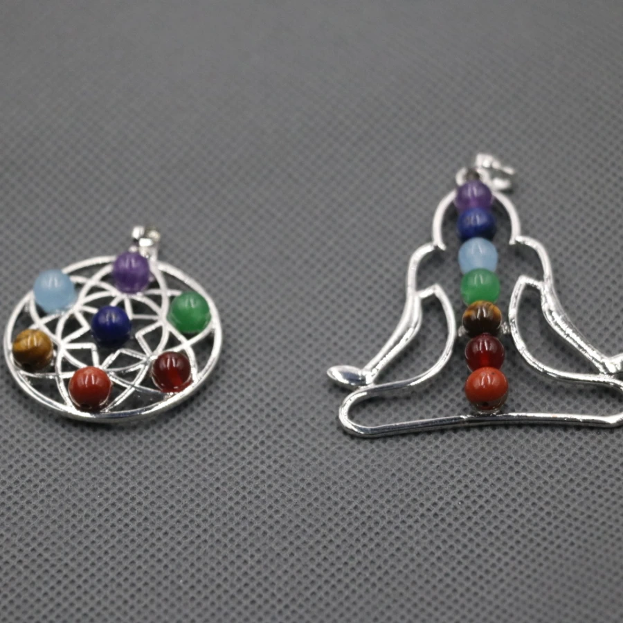 

Два стиля драгоценных камней камень ожерелье точка кулон, падение кулон Топ просверленные шарики большие полудрагоценные женские ювелирны...