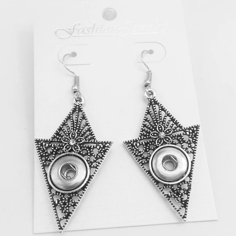 XH622 новые кнопки серьга в виде ожерелье (fit 12 мм снимки)|snap button earrings|snap earringsearring snap |