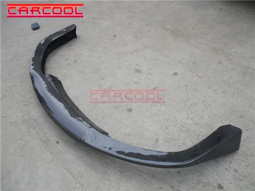 Автомобильный Стайлинг углеродное волокно передний разветвитель губ