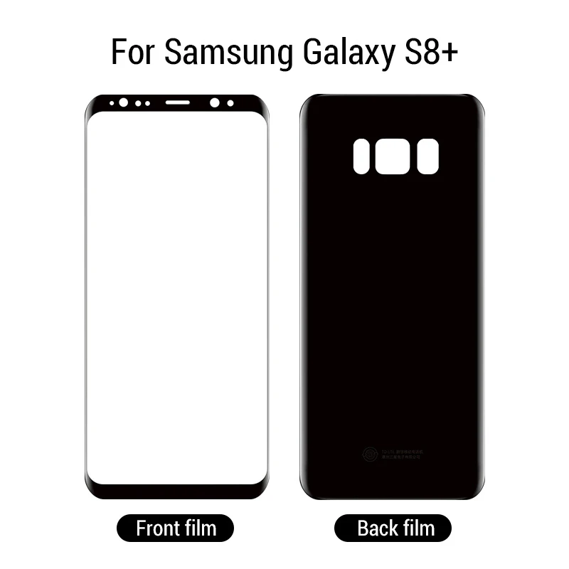 PZOZ 3D PET мягкая пленка для samsung Galaxy S10 S8 S9 Plus S10e Note S 8 9 прозрачная задняя крышка пленка для защиты экрана полное покрытие пленки - Цвет: Galaxy S8 Plus