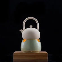 Винтажный стиль чайная плита керамическая грубая керамика полка чайник держатель чайный набор кунг-фу аксессуары свечи Подогрев кофе Саке база