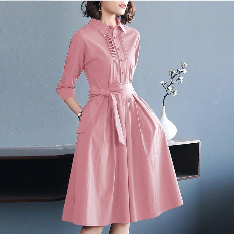 Модные розовые женские платья на завязках с бантом женское платье летние рубашки
