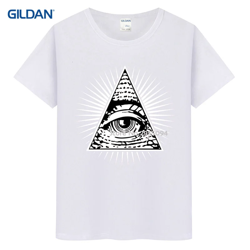 Не доверяйте никому Иллюминаты все видеть Для мужчин Футболки для женщин модные