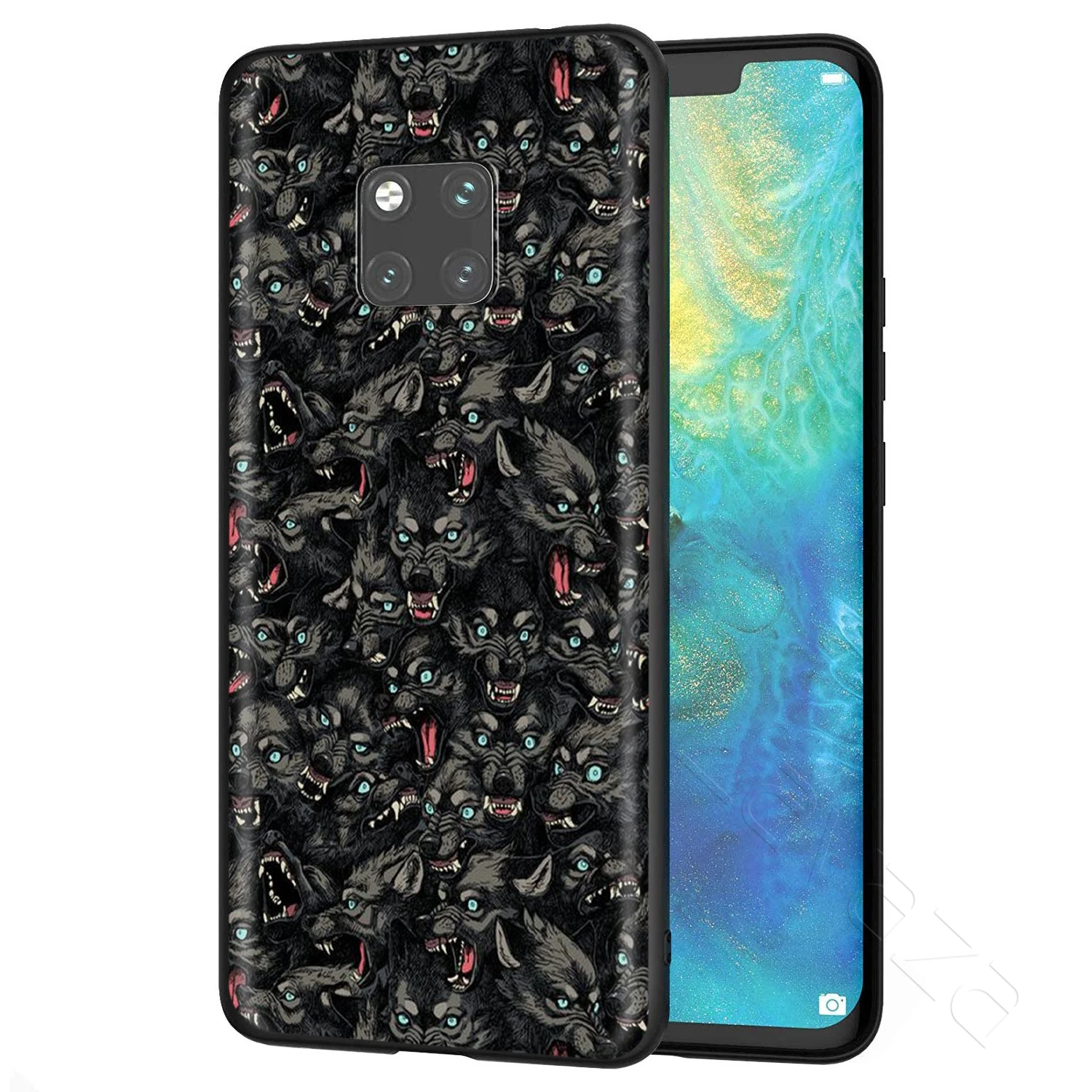 Lavaza Wolf Pack Pattern Case for Huawei Mate Y7 Y9 P8 P9 P10 P20 P30 Lite Pro P Smart Mini 2017 2019 |