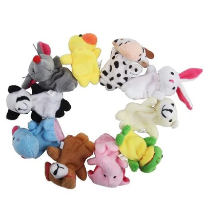 Дропшиппинг бесплатная доставка супер милые 10 шт./лот пальчиковые куклы детские