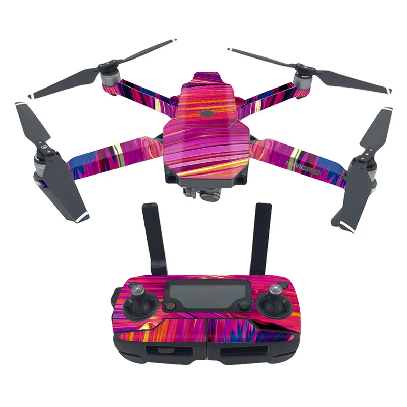 TN-Mav icPro-0108 Цена по прейскуранту завода роскошный стикер кожи для DJI Mavic Pro аксессуары водонепроницаемый клей всего тела винил на заказ - Цвет: TN-Mav icPro-0108