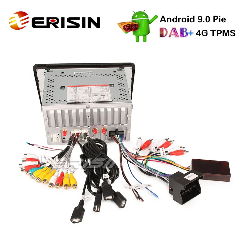 Erisin ES4973A 7 "Android 9 0 DAB + 4G автомобильное радио GPS SWC BT SatNav Wifi DVR для AUDI A3 S3 RS3 RNSE