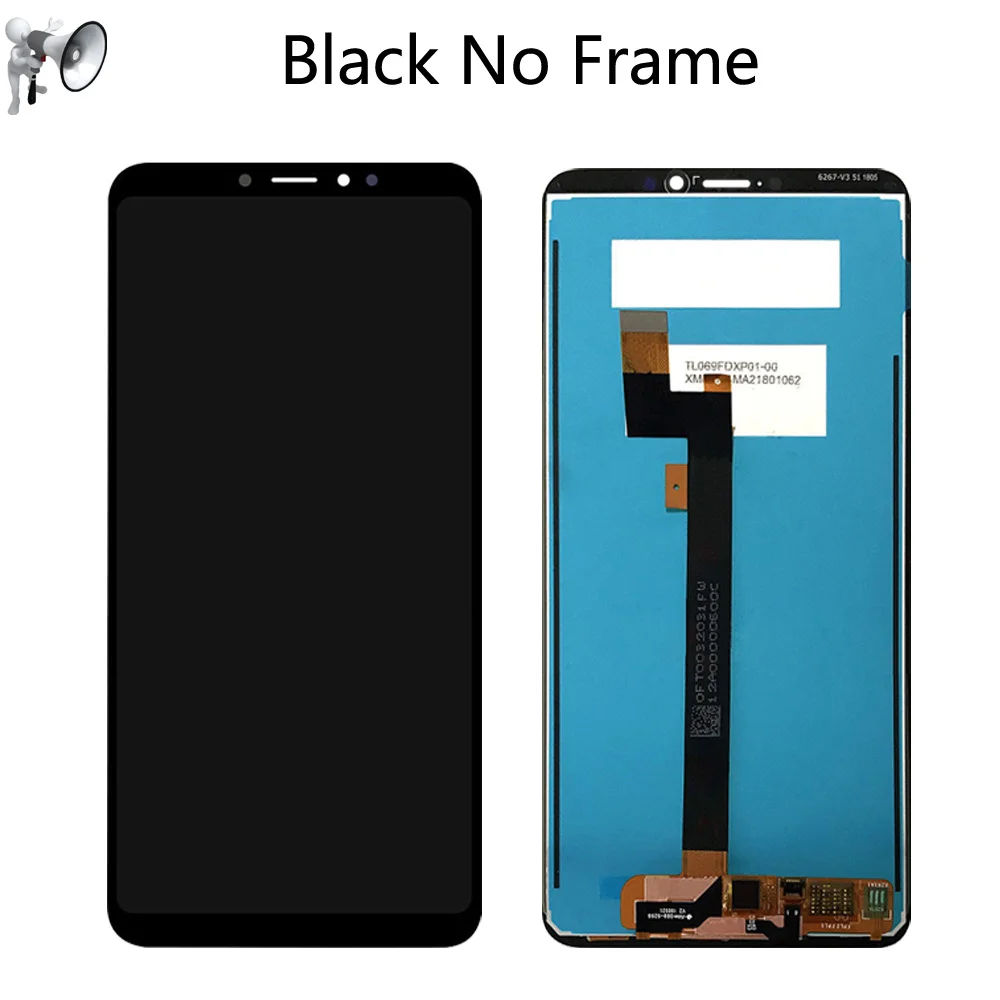 6.9'' LCD Display For XIAOMI MI Max 3 + Touch Screen Digitizer Assembly Xiaomi Max3 with Frame | Мобильные телефоны и