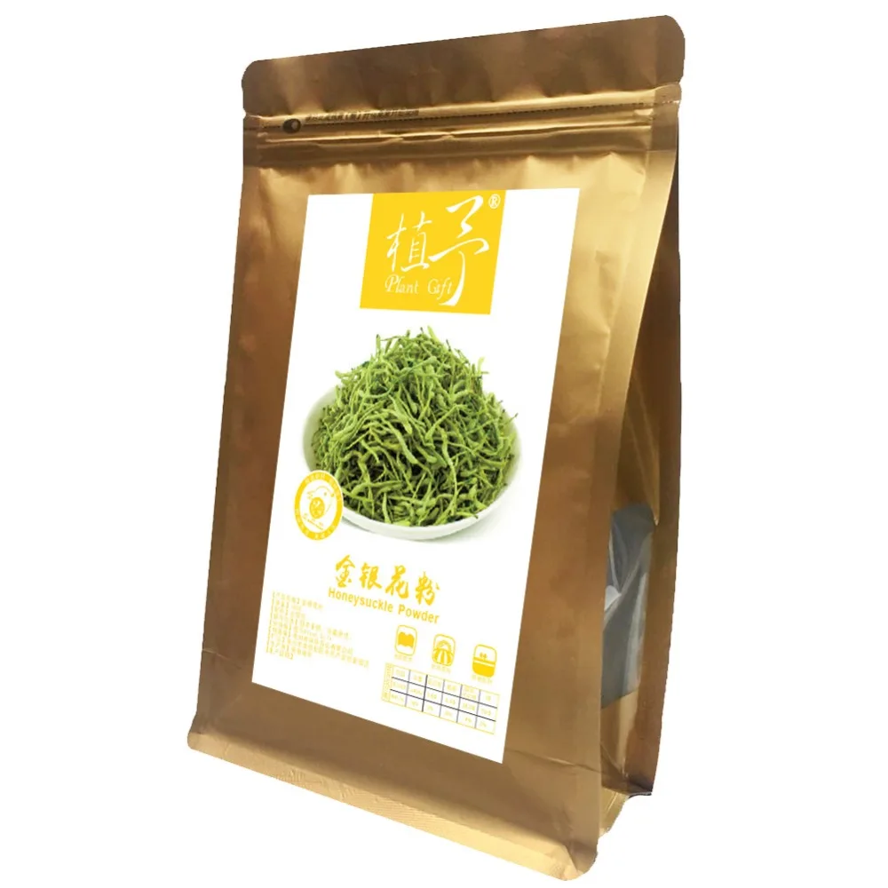 Чистый натуральный 100 г растение жимолость порошок Мука Порошок пленка для лица