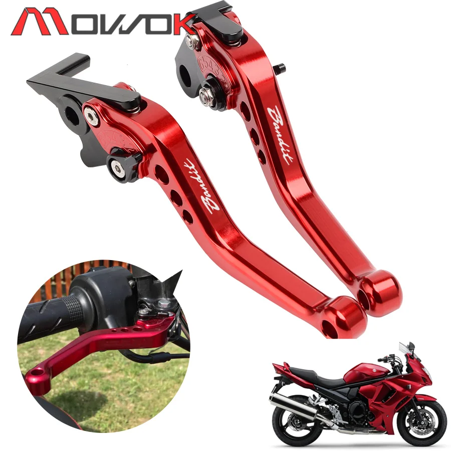 

Hot sale Motorcycles Short Brake Clutch Levers For SUZUKI Bandit 650S GSX650F GSX1250 F/SA/ABS GSF1200 GSF1250 GSF650 BANDIT